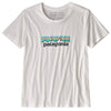 T-Shirt donna Patagonia Pastel P-6 Logo - Bianco