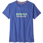 Patagonia Pastel P-6 Logo frau t-shirt - Blau