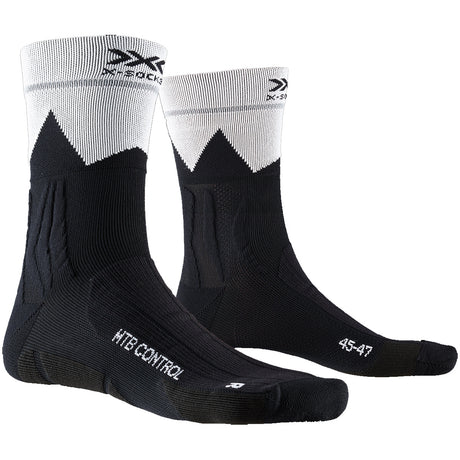Calze X-Socks MTB Control - Nero zigzag