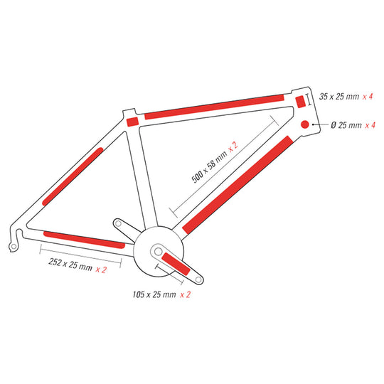 Zefal Skin Armor L Frame Protection Kit